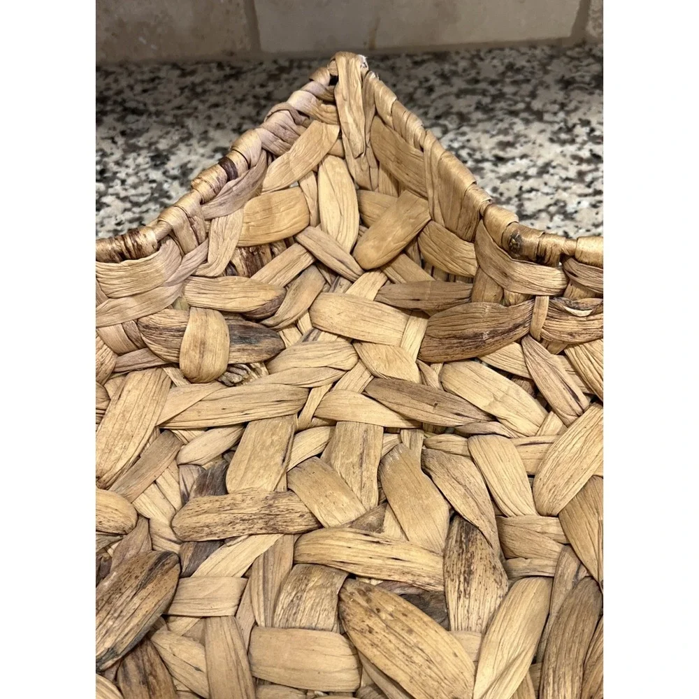 Star Basket Water Hyacinth Material Coastal Beach Sea‎ Decor 16